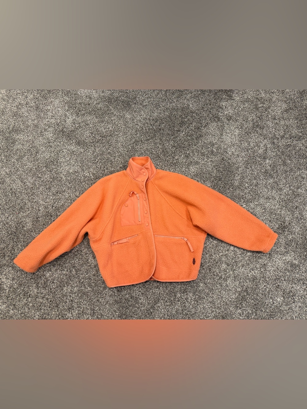 Free People Orange Jacket